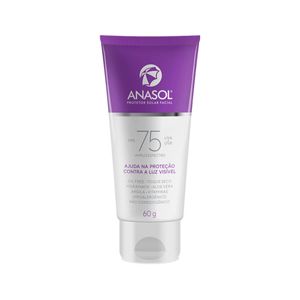 Protetor Solar Facial Anasol Amplo Espectro FPS75 60 Gramas