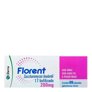 Probiótico Florent 200mg 6 Cápsulas