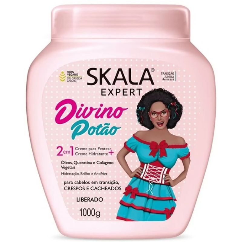 Creme-de-Tratamento-para-Cabelos-Skala-Divino-Potao-2-em-1-1kg