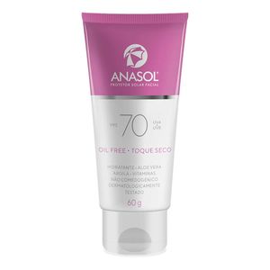 Protetor Solar Facial Anasol Clareador  FPS70 60 Gramas
