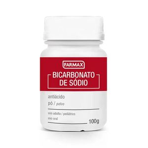 Bicarbonato de Sódio Pote Farmax 100g