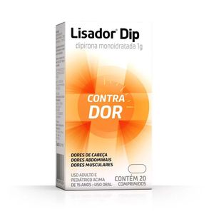 Lisador Dip 1G Com 20 Comprimidos