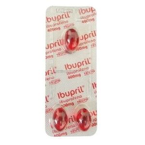 Ibupril Ibuprofeno 400mg 3 Cápsulas