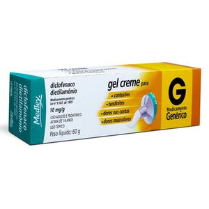 Diclofenaco Dietilamonio 10Mg/G Gel 60G Medley