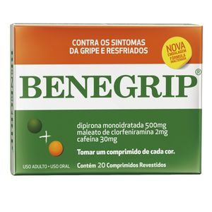 Benegrip Com 20 Comprimidos