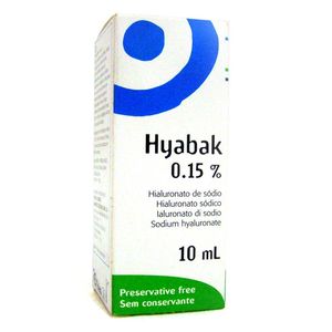Hyabak Solucao Oftalmica 10Ml