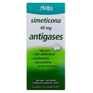 Simeticona 40 mg  20 Comprimidos
