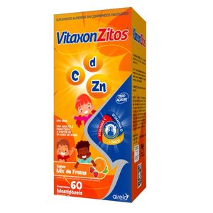 Vitaxonzitos Tripla Kids 60 Comprimidos Mastigáveis