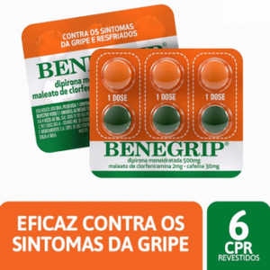 Benegrip Com 6 Comprimidos