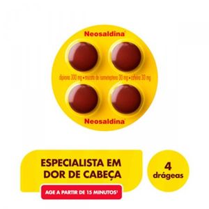 Neosaldina Com 4 Comprimidos