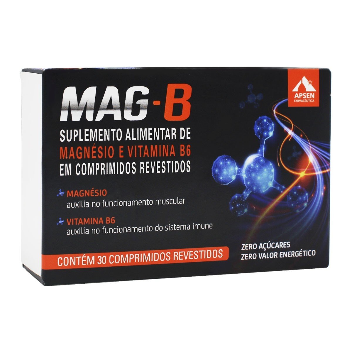 Suplemento Alimentar Mag-B 30 Comprimidos Revestidos - Drogarias Campeã