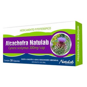 Alcachofra 300mg 30 Cápsulas