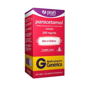 Paracetamol 200mg Gotas 15Ml Prati Donaduzzi