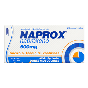 Naprox 500mg 20 Comprimidos