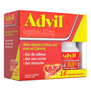 Advil Extra Alí­Vio 400Mg Com 16 Comprimidos