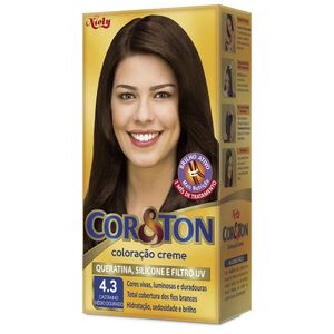 Tintura 4.3 Castanho Médio Dourado 1 Unidade