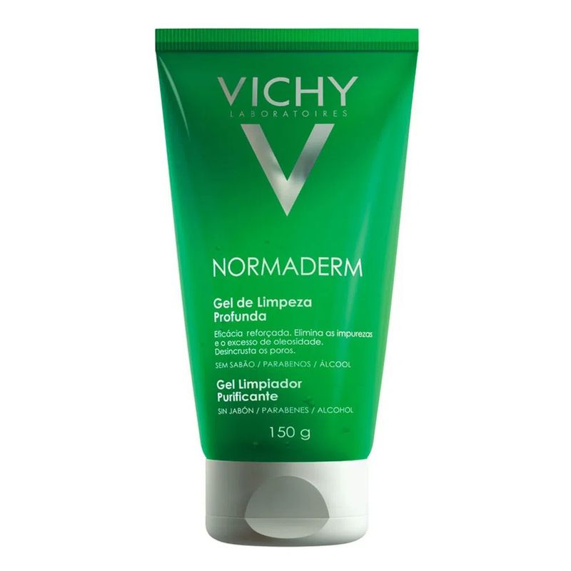 Gel-De-Limpeza-Profunda-Vichy-Normaderm-Antiacne-Facial-150G
