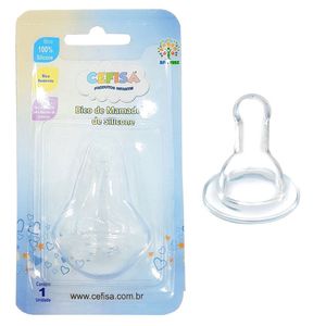 Bico Mamadeira Cefisa Silicone