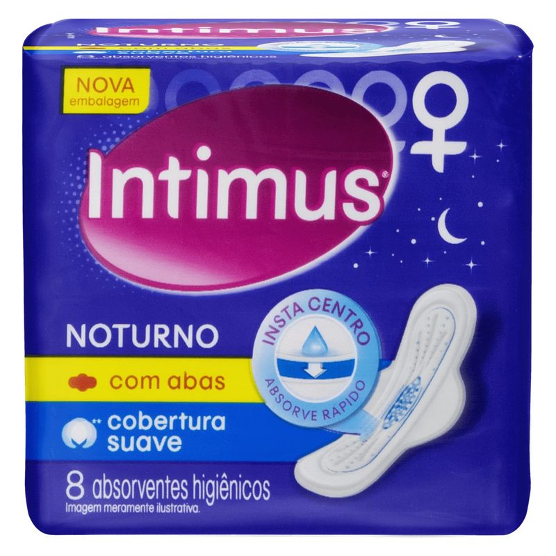 Absorvente-Intimus-Noturno-Cobertura-Suave-Com-Abas-Com-8-Unidades