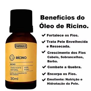 Óleo de Ricino 30ml