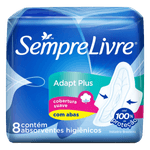 Absorvente-Sempre-Livre-Adapt-Plus-Cobertura-Suave-Com-Abas-8-Com-Unidades