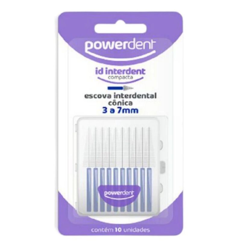 Escova-Powerdent-Interdental-conica-3-a-7mm-10un
