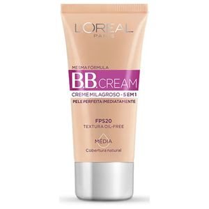 BB Cream L'Oréal 5 Em 1 FPS20 Média 30ml