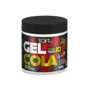 Gel Cola Soft Fix 500G Alta Fixação Sem Alcool