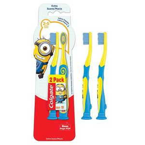 Escova  Dental Colgate Minions 2-5 Anos 2 Unidades