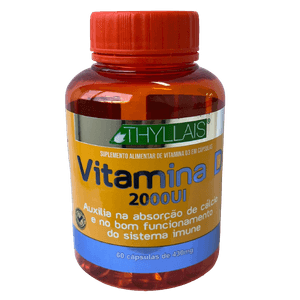 Vitamina D 2.000UI 60 Cápsulas