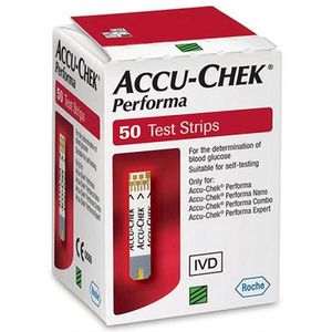 Tiras Accu-Chek Performa Com 50 Unidades