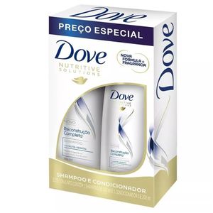 Kit Dove Reconstrucao Completa Shampoo 400Ml+Condicionador 200Ml