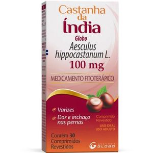 Castanha da Índia 100mg 30 Comprimidos
