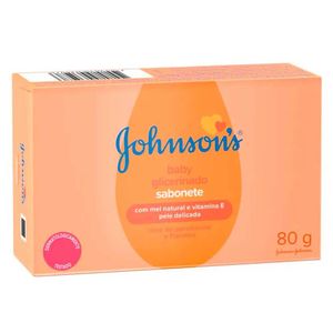 Sabonete Johnson'S Baby Glicerinado Mel/Vitamina E 80G