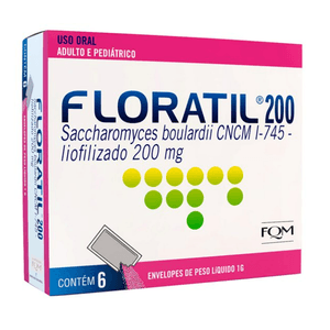 Floratil 200Mg Com 6 Envelopes De 1G