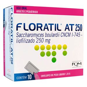 Floratil 250mg com 10 envelopes