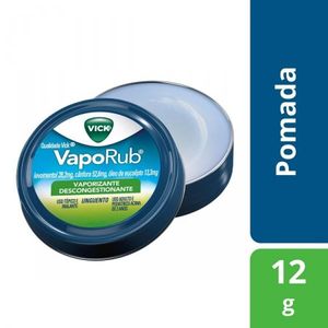 Vaporizante Descongestionante Vick Vaporub Unguento 12G
