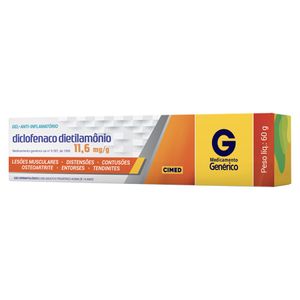 Diclofenaco Dietilamônio 11,6mg/g