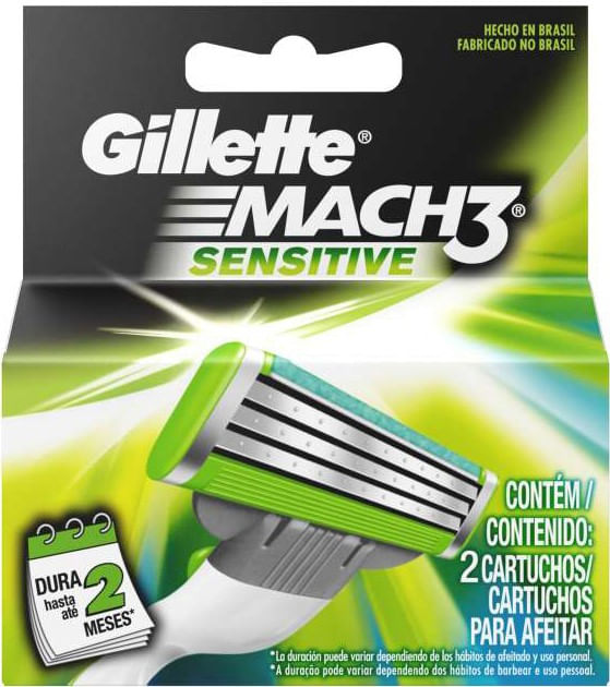Carga-Gillette-Mach3-Sensitive-Com-2-Unidades