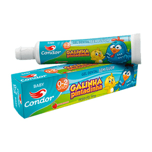 Creme Dental Galinha Pintadinha Sem Fluor  50 Gramas