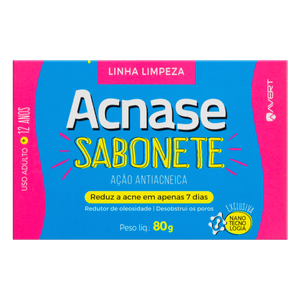 Sabonete Acnase Clean 80 Gramas