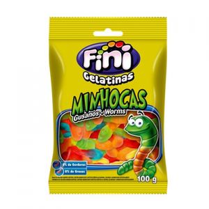 Fini Gelatinas 100 Gramas Minhoca