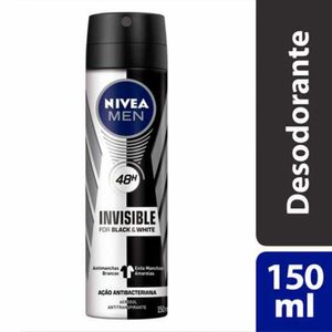 Desodorante Nivea Masculino Invisible Black Power 150Ml