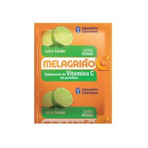 Pastilha Melagrião sem açucar sabor Limão c/5 unidades
