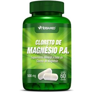 Cloreto de Magnésio 500mg 60 Cápsulas