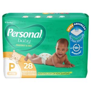 Fralda Personal Protect P 28 Unidades