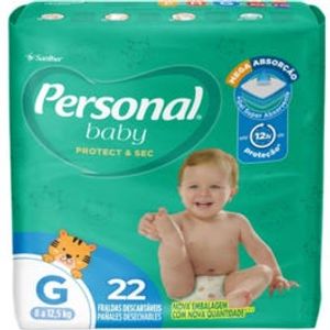 Fralda Personal Jumbo G 22 Unidades