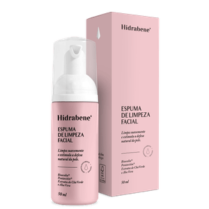 Espuma de Limpeza Facial Hidrabene com 50ml