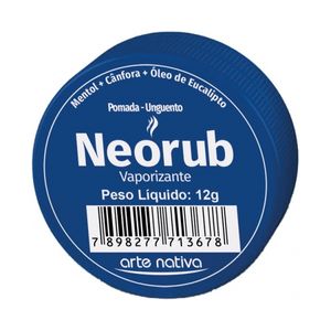Neorub Vaporizante 12 Gramas Arte Nativa