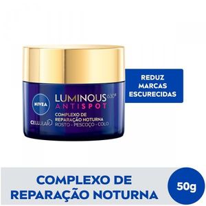 Nivea Facial Luminous 630 Noturno 50ml